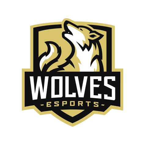gaming esports wolf logo